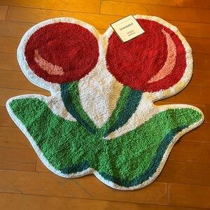 Beautiful cherry shaped rug